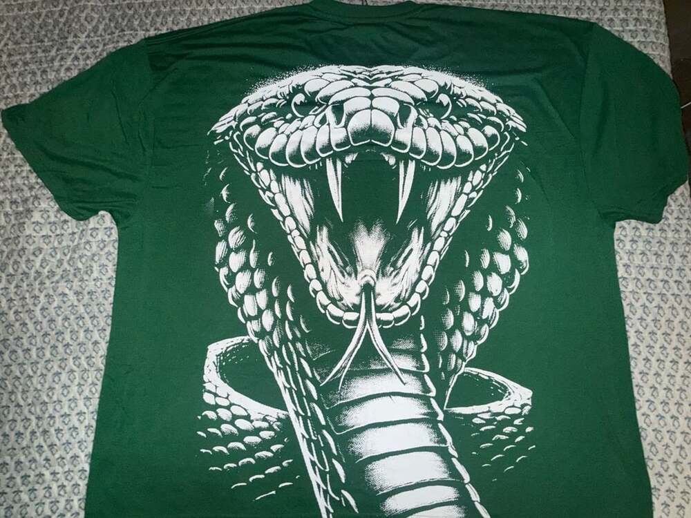 BrandMakers Trust No One Snake Tee Size 5XL Green Graphic T-Shirt